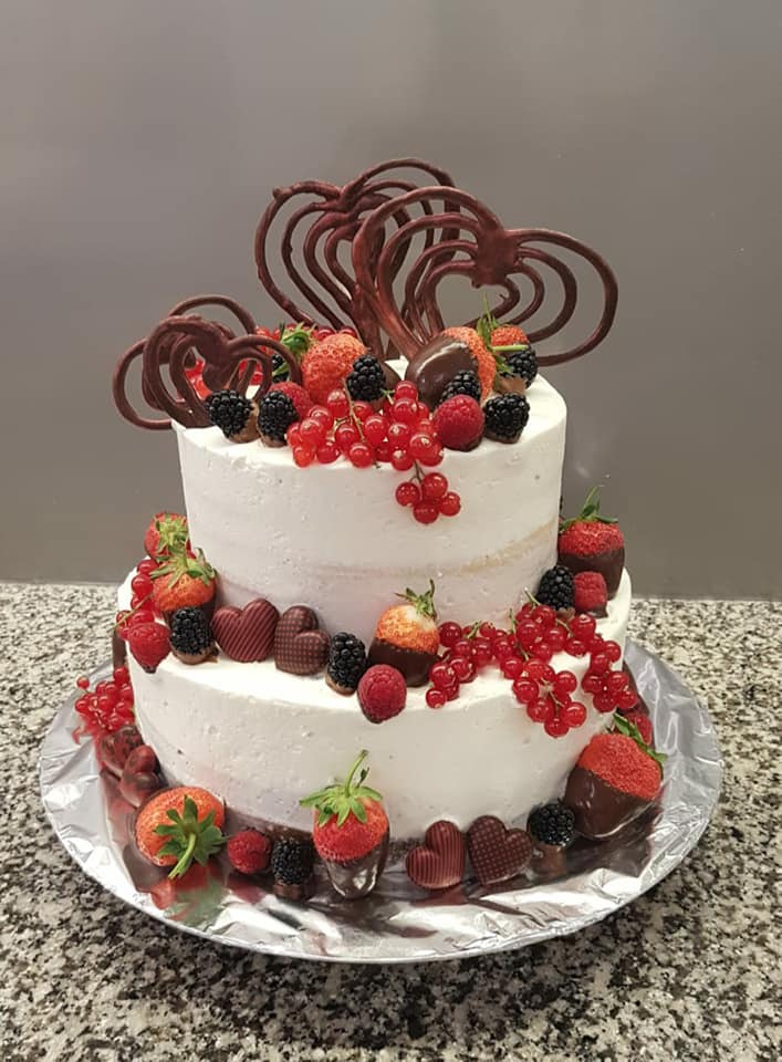 Torte mit Beeren